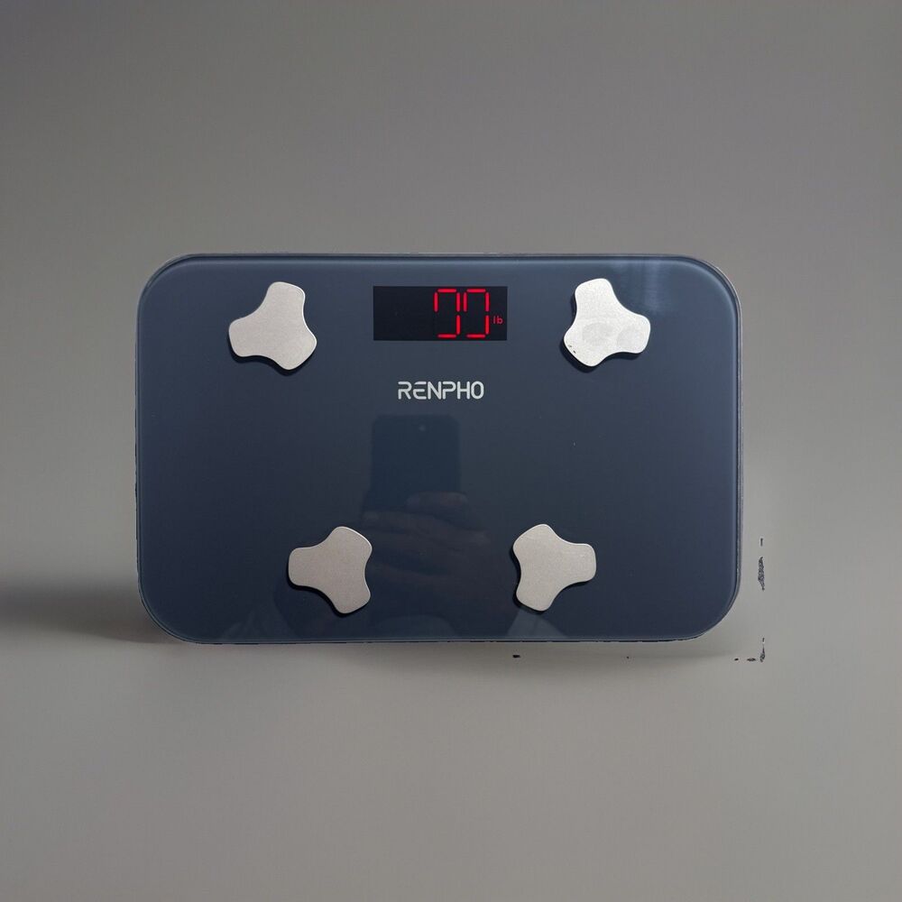 RENPHO Travel Scale for Body Weight, Mini Bathroom Scale Body Fat Scale Portable